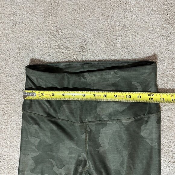 PrAna Leggings Women’s Small Green Camo Electa Yoga Work Out High Rise Pocket - Picture 8 of 11